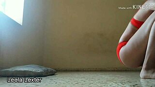 indian bf rams desi gf's pussy then ass with huge dildo doggy-style