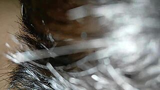 stepbrother rubs smooth wet pussy then fucks her bent over bed