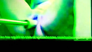 ebony latina teen squirts wildly on huge dildo ride