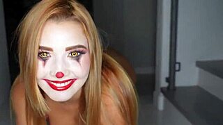 agatha vega as creepy clown fucked hard by christian clay