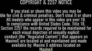 maxine x curves her big ass on dildo solo