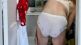 granny maria toilet peeps then joi jerks you off